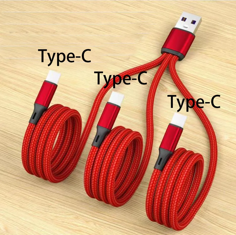 3 in 1 USB 충전 케이블, 3 타입 C 3 마이크로 USB 스플리터 코드, 고속 충전 6A, 휴대폰 보조베터리 면도기, 함께 충전 title=3 in 1 USB 충전 케이블, 3 타입 C 3 마이크로 USB 스플리터 코드, 고속 충전 6A, 휴대폰 보조베터리 면도기, 함께 충전 