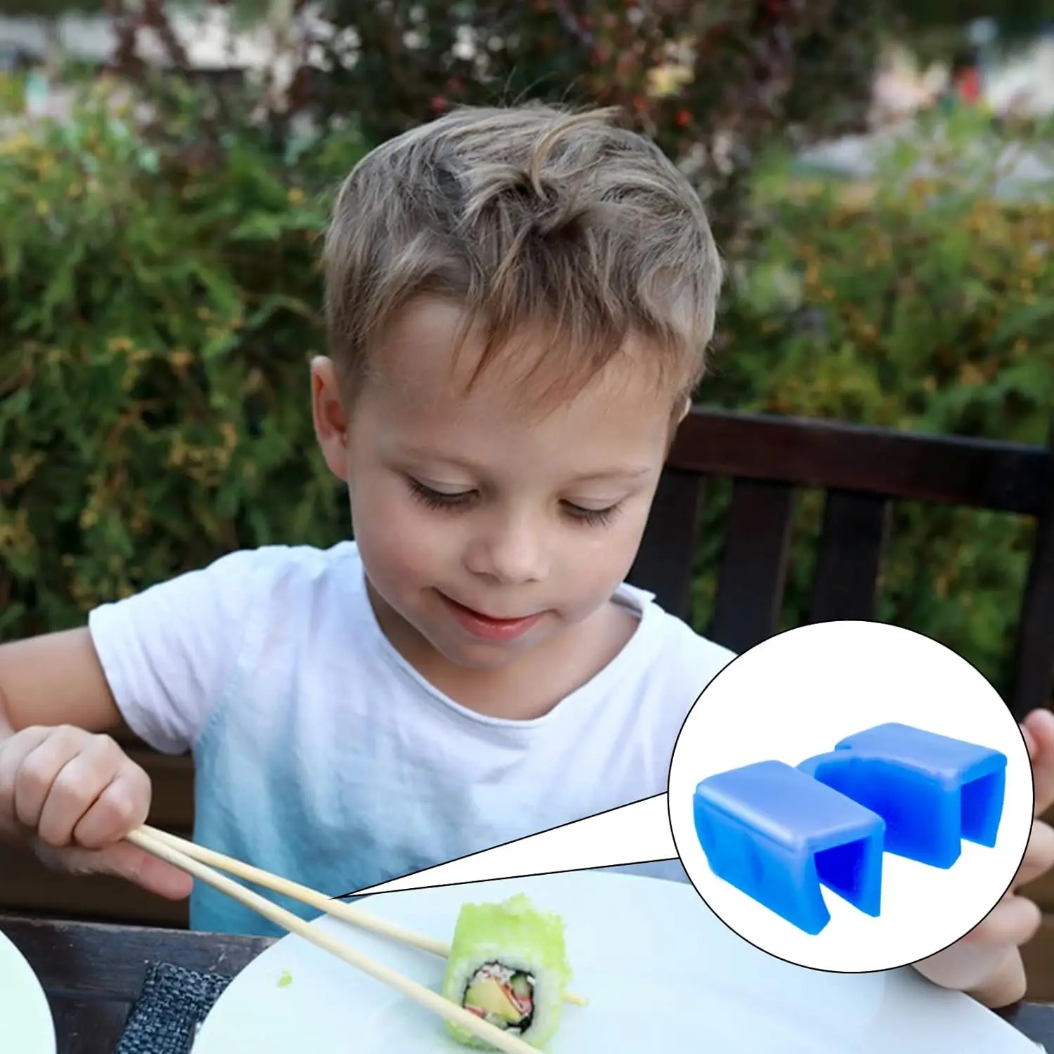 8/10PCS 일본 젓가락 도우미 내구성 힌지 커넥터 작고 쉬운 사용 젓가락 트레이너 휴대용 재사용 가능한 훈련 보조