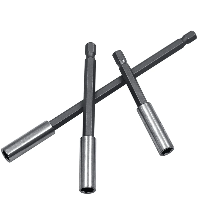 1/4 육각 섕크 퀵 릴리스 전기 드릴 마그네틱 스크루 드라이버 비트 홀더 60mm 75mm 100mm 150mm