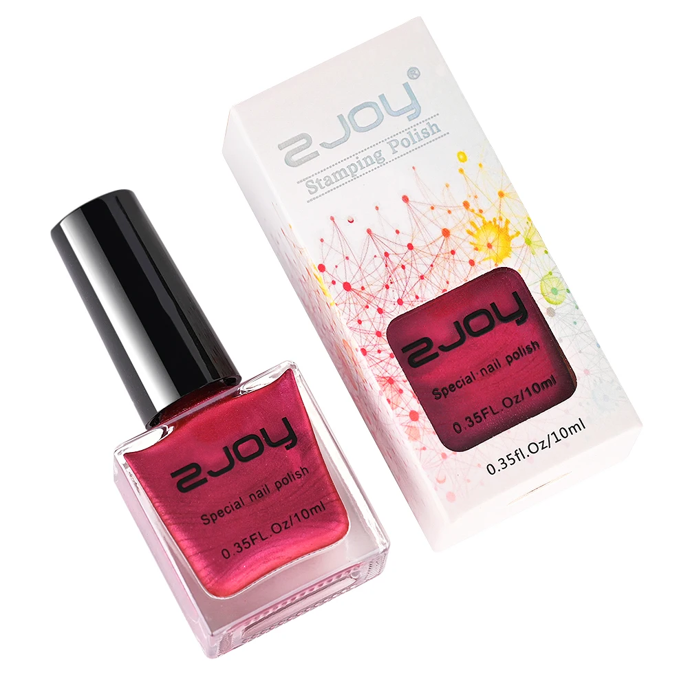 네일 인쇄 스탬핑 젤 폴란드어 10ml 30 색 네일 아트 인쇄 광택 스탬핑 플레이트 블랙 화이트 골드 손톱 래커