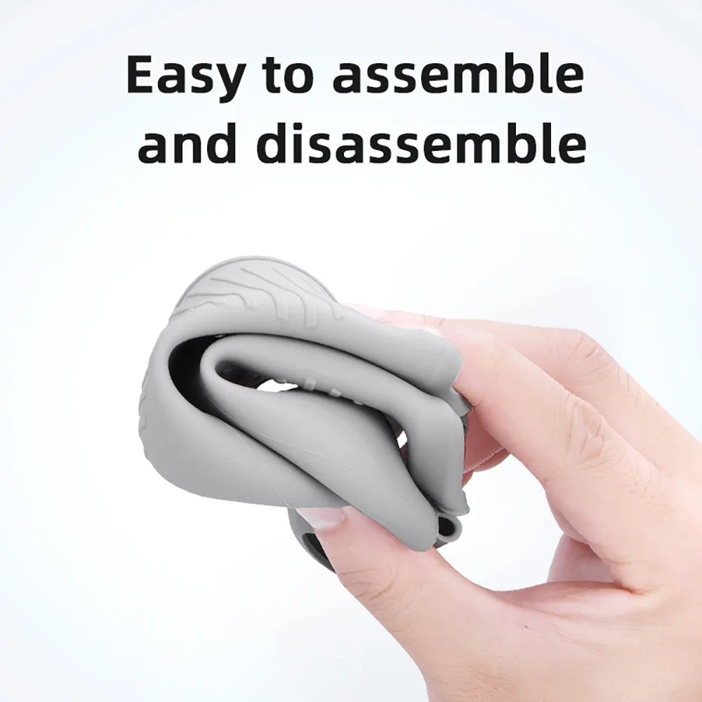 BRDRC 실리콘 케이스, DJI 플립, NEO, 미니 4 프로, 에어 3S 드론용, RC 2 슬리브, 스크래치 방지 보호 커버, 리모컨 액세서리