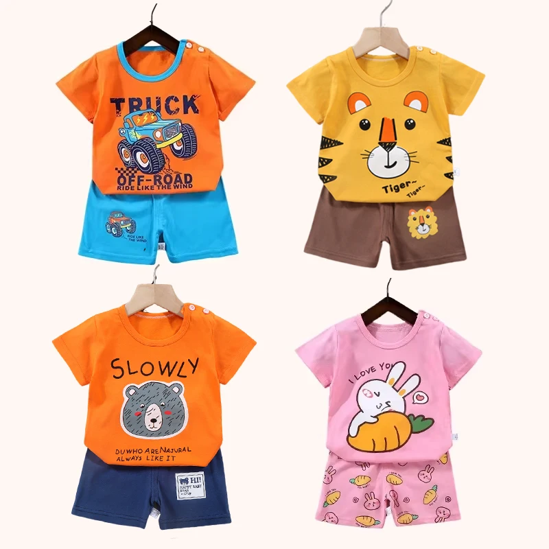2PCS 어머니 어린이 옷 어린이 세트 소년 소녀 티셔츠 반바지 여름 코튼 반팔 아기 어린이 의류 유아 정장 title=2PCS 어머니 어린이 옷 어린이 세트 소년 소녀 티셔츠 반바지 여름 코튼 반팔 아기 어린이 의류 유아 정장 