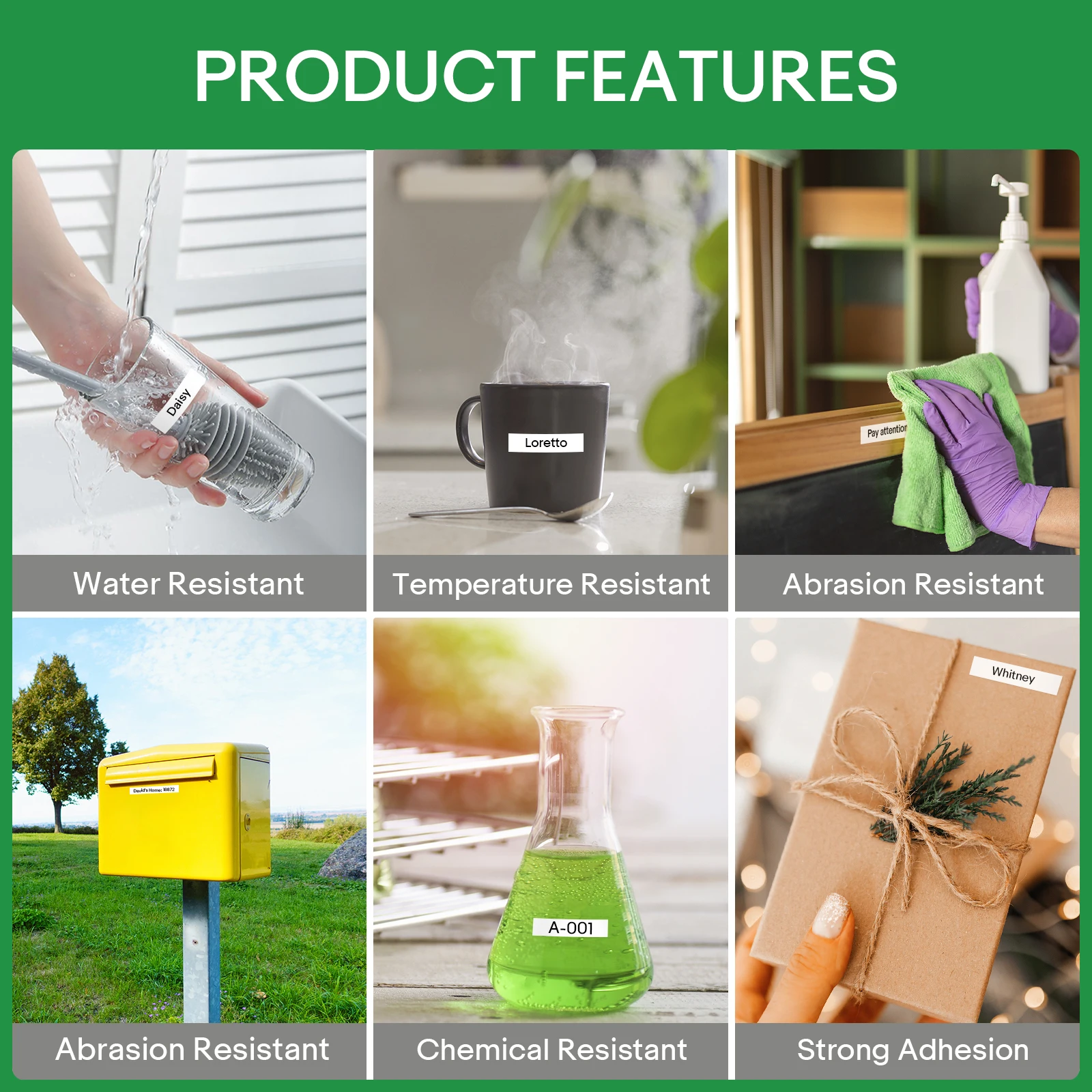 1Pcs 231 TZ 테이프 호환 Brother 라벨 테이프 6mm/9mm/12mm 631 221 241 251 Ptouch 라벨 메이커 용 라벨 리본 PTH110 PT