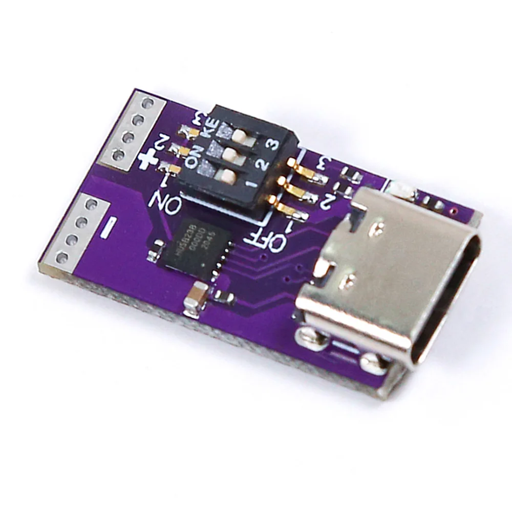 100W Type-C PD 고속 충전기 디코이 보드 DC 노트북 모터 LED 조명용 5V 9V 12V 15V 20V 5A 고정 출력 전원 충전 모듈