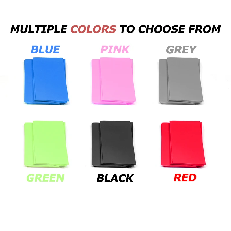 20/50/100pcs 18650 PVC 열 수축 랩 프리 컷 절연 포장 슬리브 수축 열 수축 튜브 배터리 필름 케이스