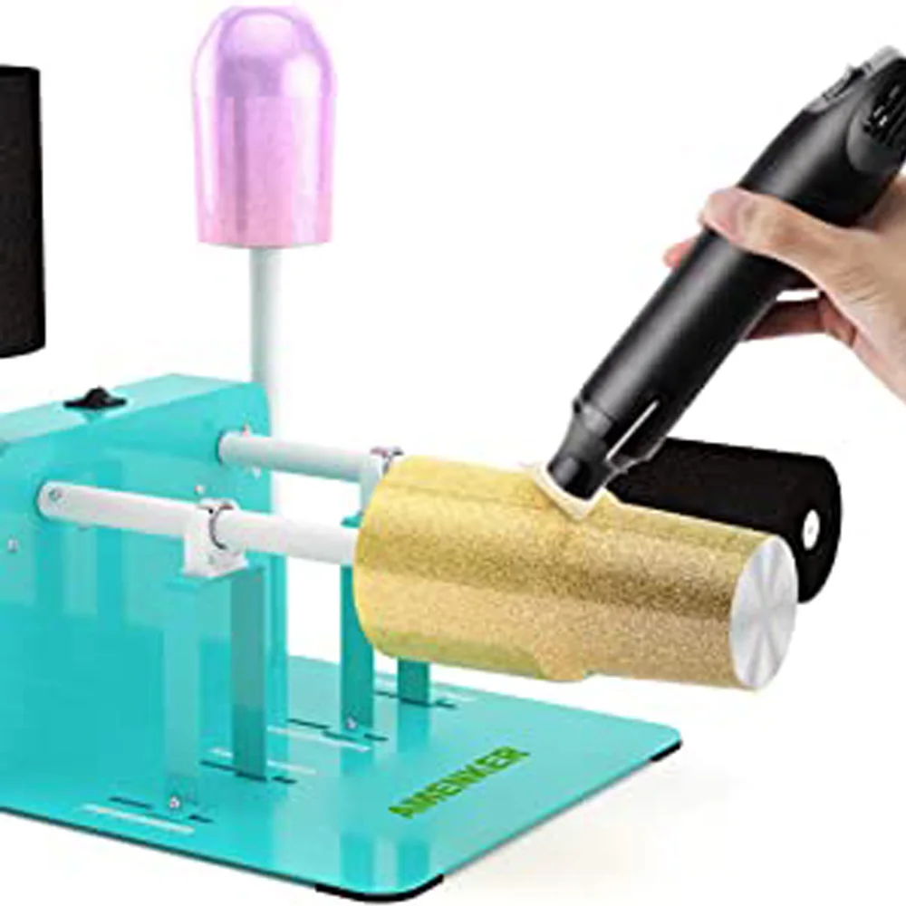 300W 전기 미니 히트 건 DIY 공예 엠보싱 수축 포장 PVC에 대 한 300PCS 열 수축 엉덩이와 휴대용 뜨거운 공기 총