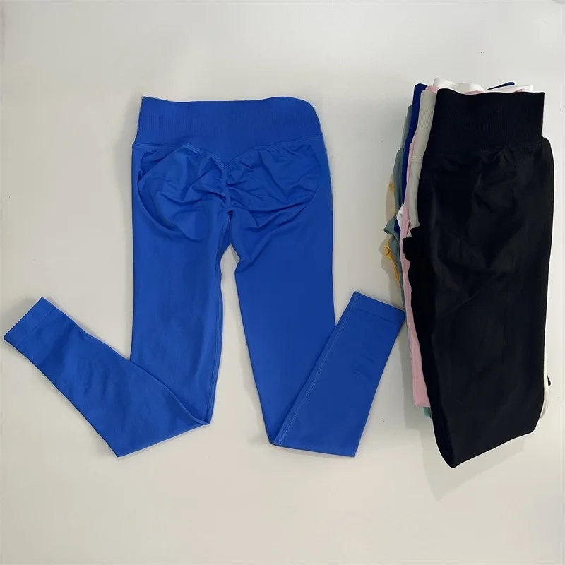 노로고 레깅스 여성 로우 리브드 밴드 스크런치 엉덩이 심리스 요가 팬츠 짐 레깅스 피트니스 땀 흡수 스트레치 운동 타이즈 title=노로고 레깅스 여성 로우 리브드 밴드 스크런치 엉덩이 심리스 요가 팬츠 짐 레깅스 피트니스 땀 흡수 스트레치 운동 타이즈 