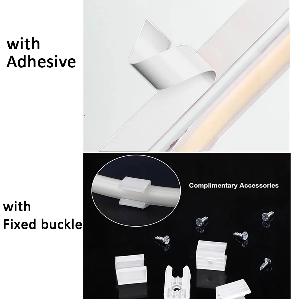 ON/OFF 스위치가있는 220V Led 스트립 방수 COB LED 스트립 220V 유연한 리본 룸 침실 주방 야외 정원 조명