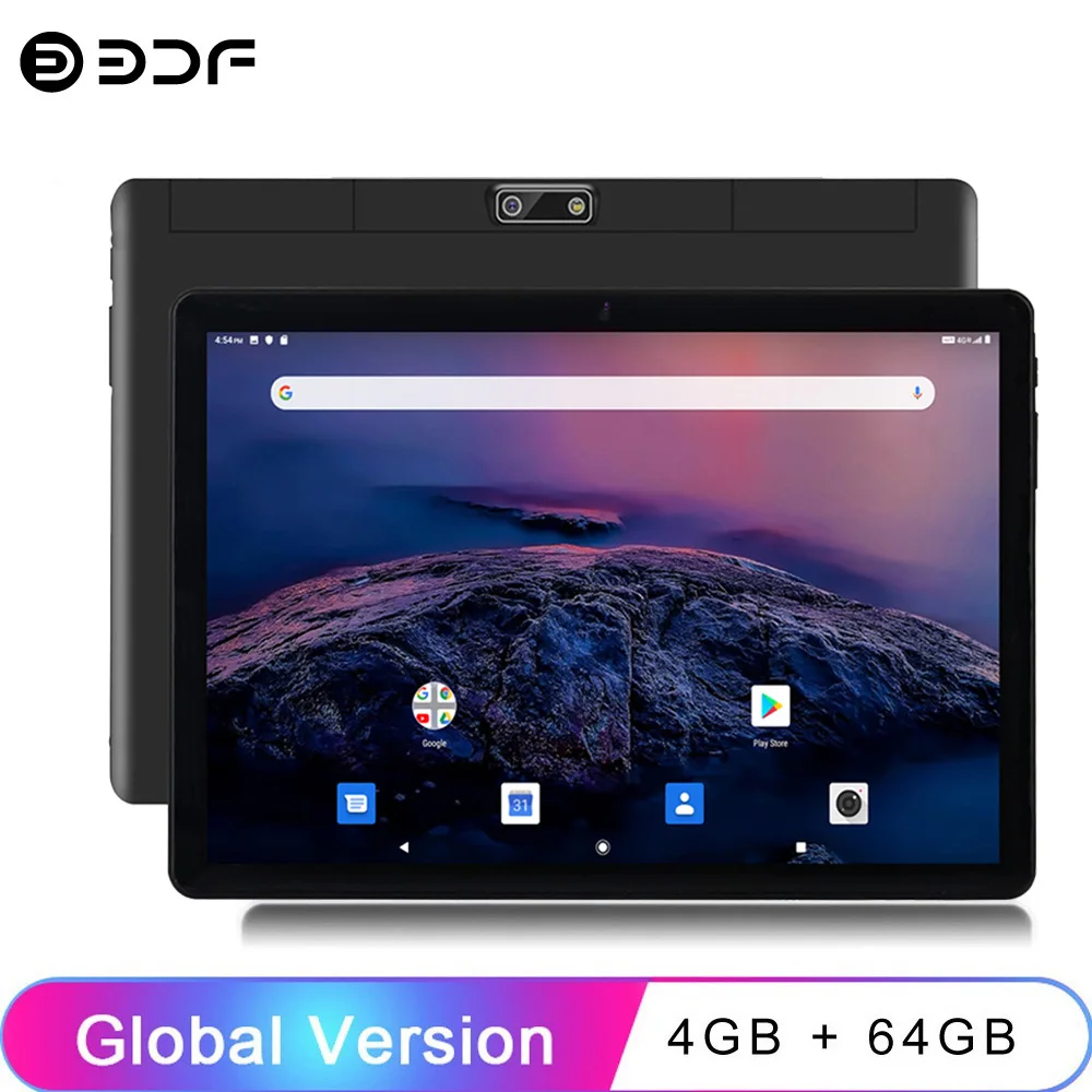 BDF 새로운 10.1 인치 태블릿 옥타 코어 4GB RAM 64GB ROM 듀얼 SIM 카드 3G 전화 통화 WiFi 블루투스 Google Play 태블릿 Pc title=BDF 새로운 10.1 인치 태블릿 옥타 코어 4GB RAM 64GB ROM 듀얼 SIM 카드 3G 전화 통화 WiFi 블루투스 Google Play 태블릿 Pc