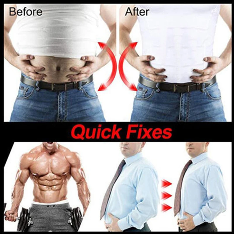 남성 Shapewear 슬리밍 바디 코르셋 조끼 셔츠 압축 복부 배꼽 컨트롤 슬림 허리 Cincher 속옷 스포츠 조끼