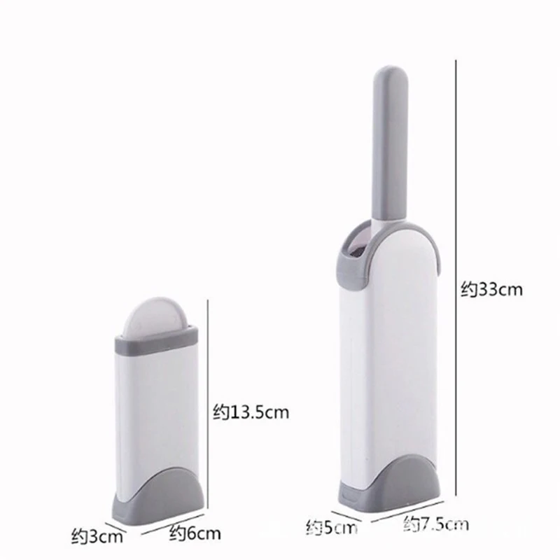 재사용 가능한 매직 옷 린트 리무버, 애완 동물 고양이 털 모피 롤러 브러시, 재사용 가능한 정적 먼지 청소 브러쉬, 수동 클리너 도구