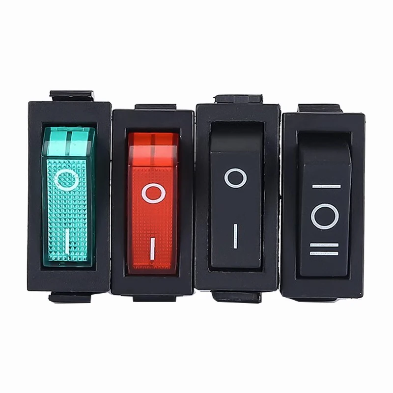 1PCS KCD3 로커 스위치 ON-OFF ON-OFF-ON 2 위치 3 핀 전기 장비 (조명 전원 스위치 포함) 16A 250V / 20A 125V AC