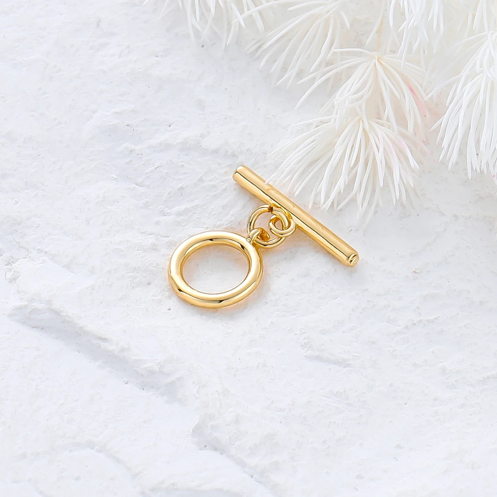 2-6 세트 14K/18K 골드 도금 황동 OT 걸쇠 토글 걸쇠 커넥터 DIY 팔찌 목걸이 쥬얼리 결과 액세서리 만들기