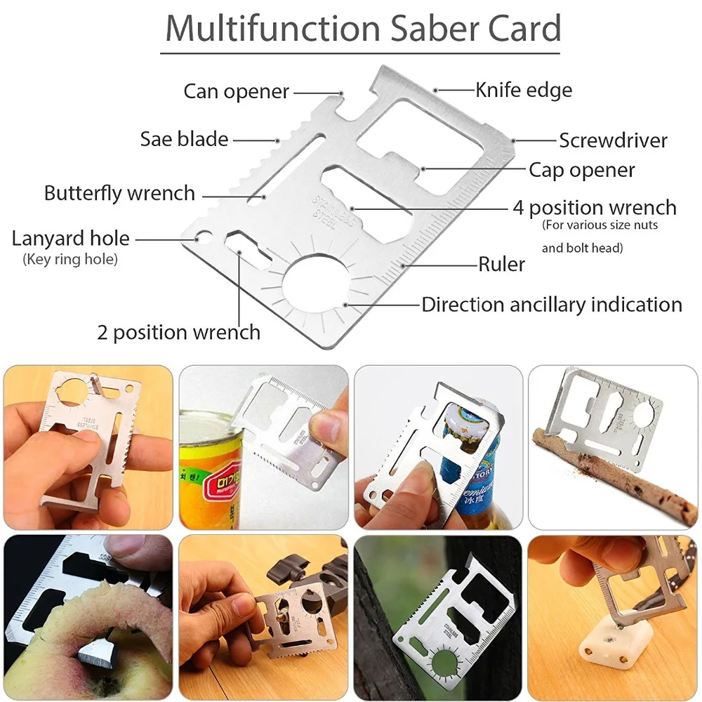 전문 긴급 생존 키트 기어 캠핑 다기능 전술 방어 장비 응급 처치 SOS 황야 모험