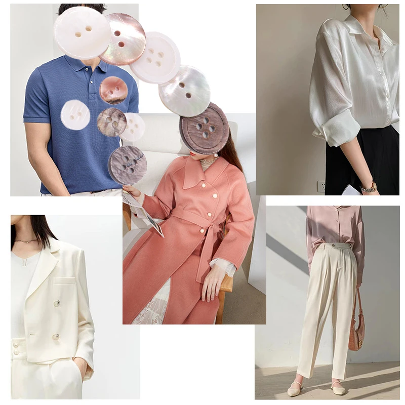 10Pcs 의류 바느질 액세서리에 대 한 자연 진주 쉘 단추 Scrapbooking DIY 공예 의류 장식 라운드 쉘 단추