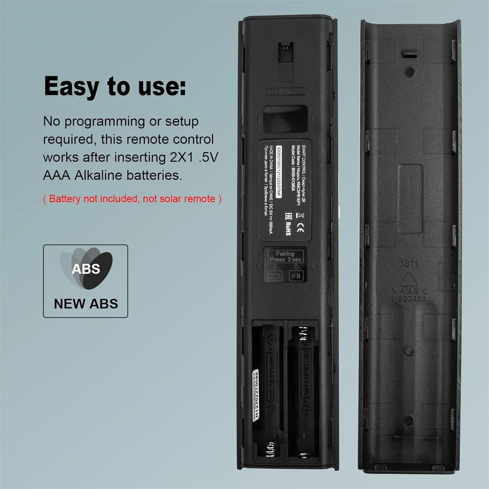 삼성 스마트 TV용 음성 리모컨 BN59-01385A, 2019-2023 크리스탈 UHD 네오 QLED OLED 4K 8K 시리즈 TV (태양광 기능 없음)