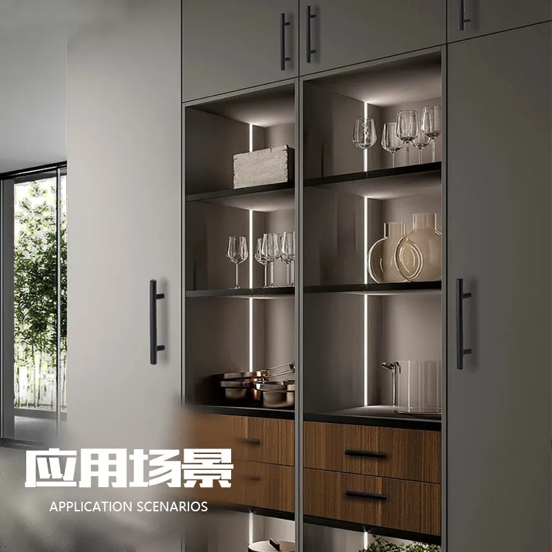 블랙 골드 찬장 손잡이 닦았 스테인레스 스틸 주방 캐비닛 도어 손잡이 가구 서랍 당겨 하드웨어 당겨 바 핸들