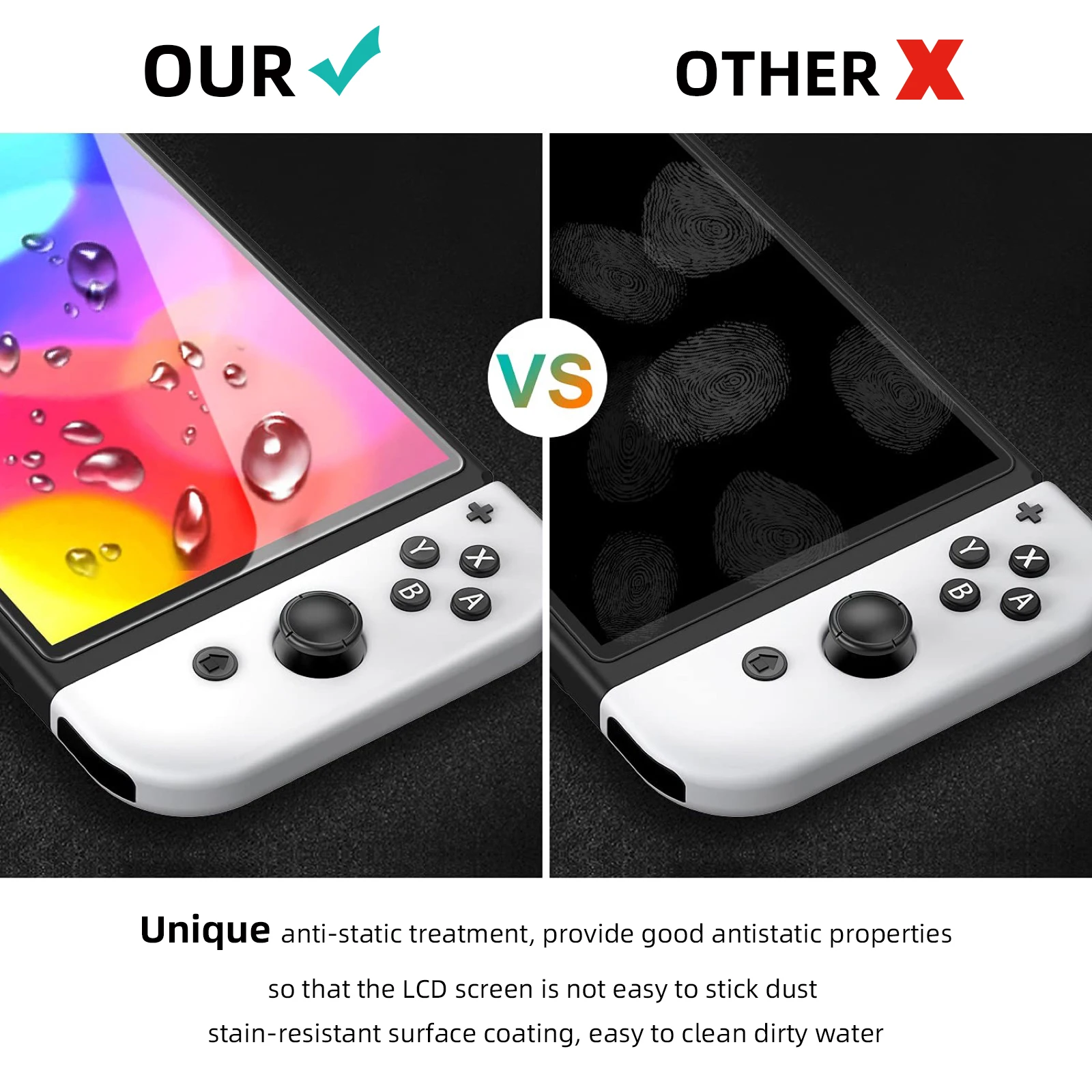 Nintendo Switch OLED Switch2 2 화면 보호기, HD 투명 긁힘 방지 보호 유리 필름 액세서리 용 9H 강화 유리