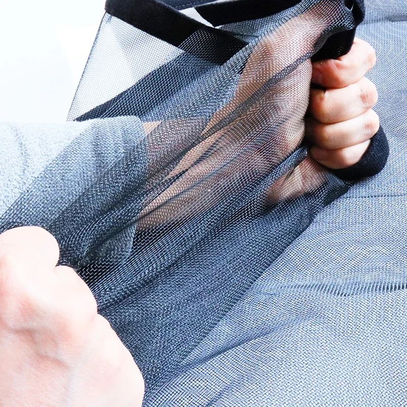 창용 모기장, 모기 방지 창 스크린, 메쉬 방지 곤충 공기 얇은 명주 그물 보이지 않는 검은 유리 섬유 모기 및 파리