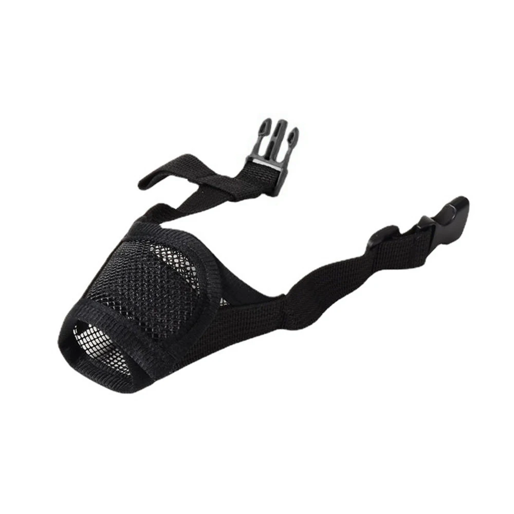 개를위한 안티 짖는 개 총구 조정 가능한 메쉬 통기성 애완 동물 입 커버 총구 작은 중형 개를위한 Anti-biting 애완 동물 용품