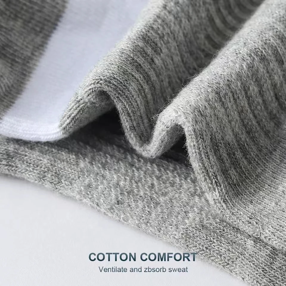 5 쌍 고품질 양말 남성 여름 야외 캐주얼면 양말 짧은 통기성 검은 발목 양말 실행 스포츠 양말 크기 38-45