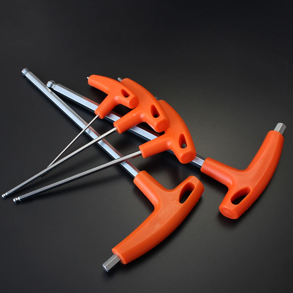 2/2.5/3/4/5/6/8/10mm 볼/플랫 헤드 육각 키 알렌 렌치 수공구 범용 퀵 스냅 어댑터 크롬 바나듐 강철 육각형