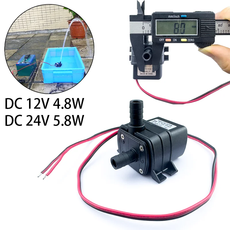 4.8W 5.8W 240L/H 자동 물고기 탱크 펌프 DC 12V 24V 태양열 브러시리스 모터 풀 순환 잠수정 펌프 워터 펌프 title=4.8W 5.8W 240L/H 자동 물고기 탱크 펌프 DC 12V 24V 태양열 브러시리스 모터 풀 순환 잠수정 펌프 워터 펌프