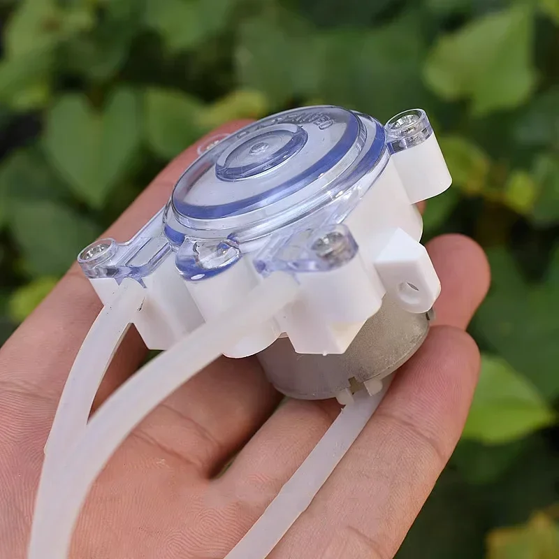 마이크로 연동 펌프 DC 6V-12V 소형 미니 500 기어드 모터 도징 실험실 잉크 샘플링 펌프 용 액체 물 짜기