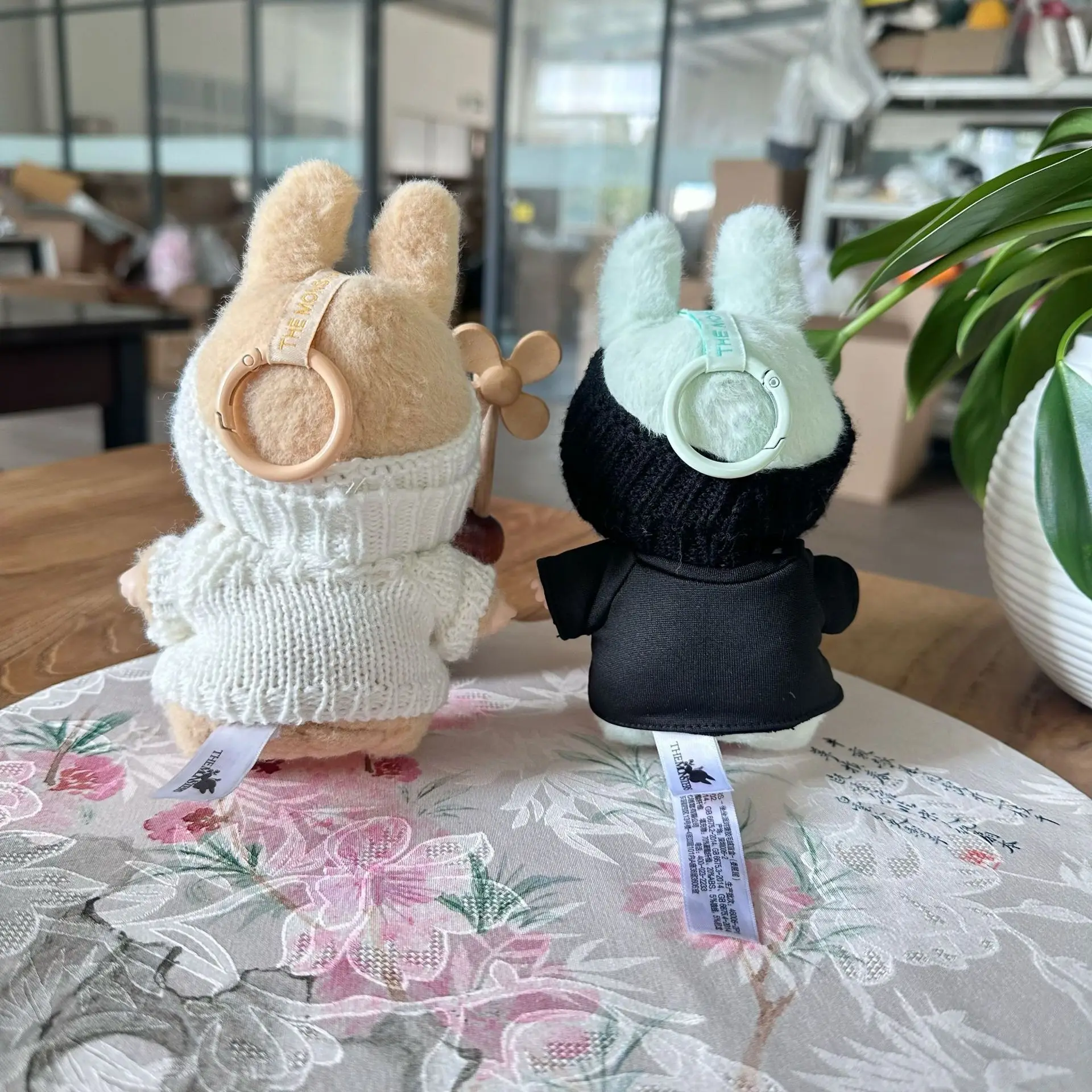 17cm Labubu I II 귀여운 봉제 인형의 옷 아이돌 인형 앉아 파티 크리스마스 의류 스웨터 액세서리 한국 Kpop Exo