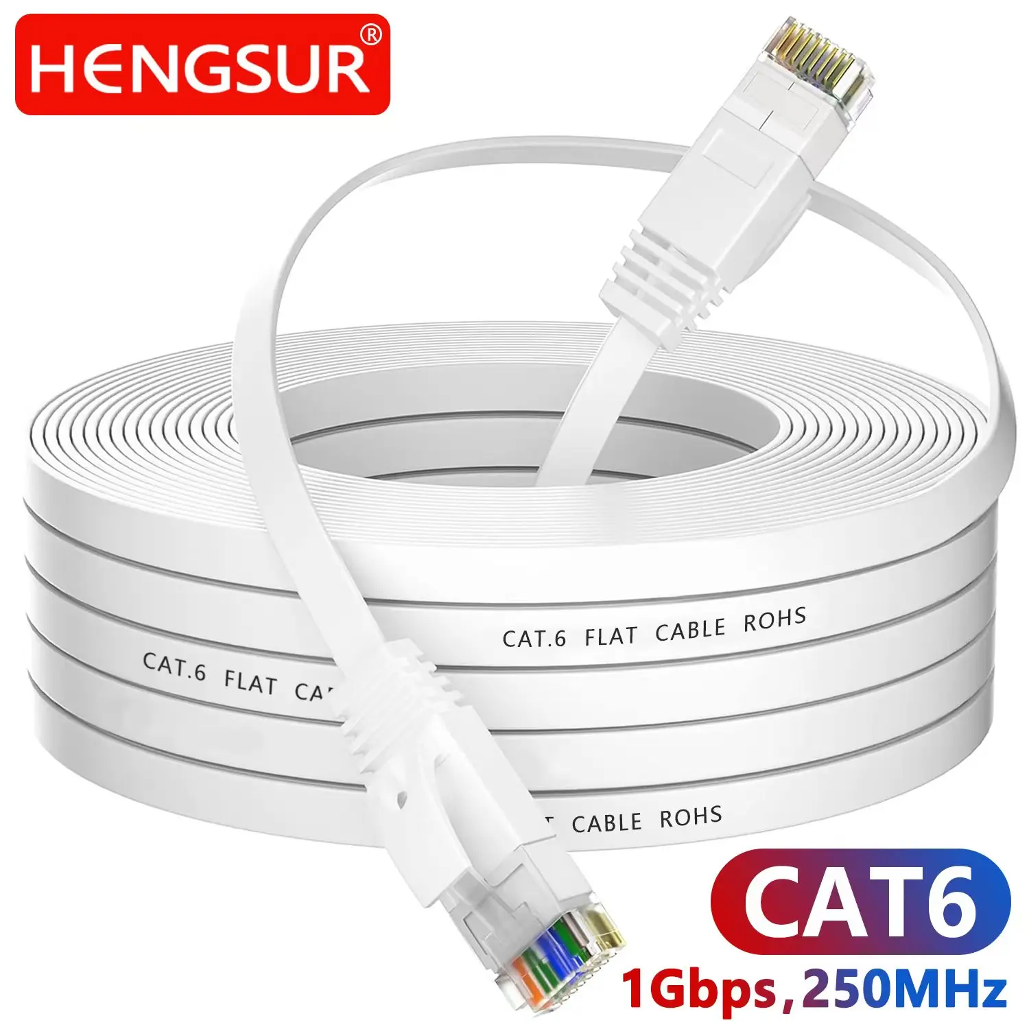 HENGSUR CAT6 이더넷 케이블 5M 10M 20M 30M 플랫 인터넷 네트워크 케이블 RJ45 패치 코드 LAN 라우터 모뎀 케이블 이더넷 Cat6 title=HENGSUR CAT6 이더넷 케이블 5M 10M 20M 30M 플랫 인터넷 네트워크 케이블 RJ45 패치 코드 LAN 라우터 모뎀 케이블 이더넷 Cat6 
