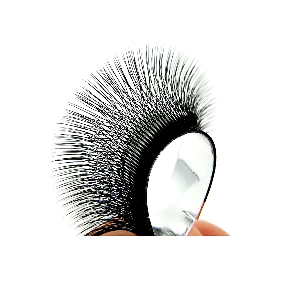 TBestt 매트 블랙 5D W 모양 속눈썹 확장 미리 만들어진 볼륨 속눈썹 가짜 자연 전문 3D W Cilios 속눈썹