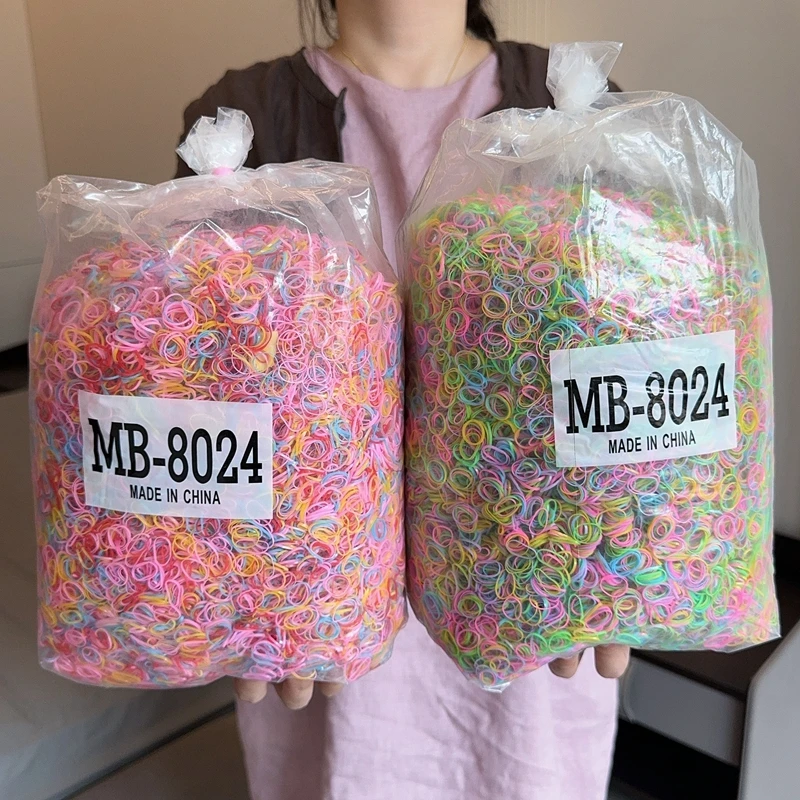 500 개/가방 소녀 다채로운 일회용 고무 밴드 헤어 넥타이 머리띠 어린이 포니 테일 홀더 밴드 어린이 헤어 액세서리 title=500 개/가방 소녀 다채로운 일회용 고무 밴드 헤어 넥타이 머리띠 어린이 포니 테일 홀더 밴드 어린이 헤어 액세서리 