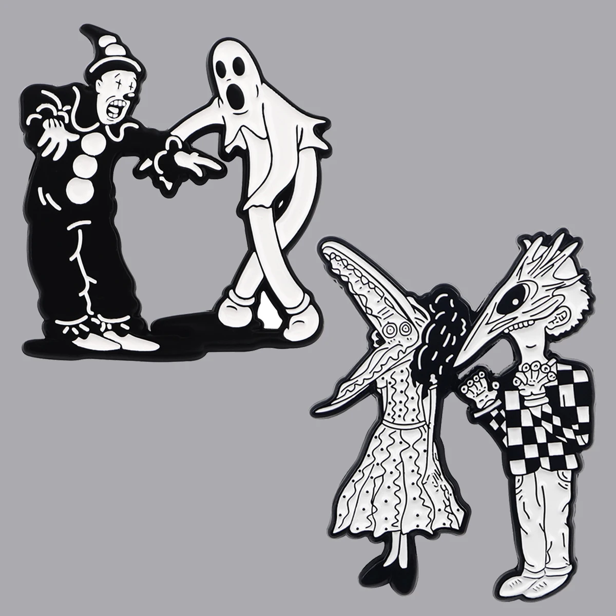 재미 있은 광대 에나멜 핀 공포 영화 브로치 소나무 옷깃 핀 배지 배낭 의류 액세서리 할로윈 쥬얼리 파티 선물 title=재미 있은 광대 에나멜 핀 공포 영화 브로치 소나무 옷깃 핀 배지 배낭 의류 액세서리 할로윈 쥬얼리 파티 선물 