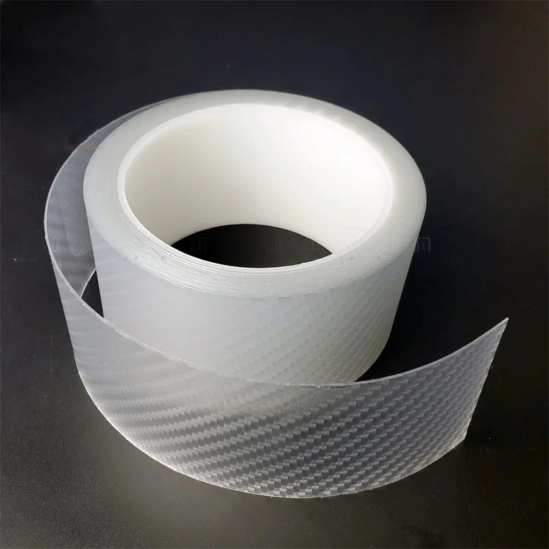 고품질 K5D 투명 탄소 섬유 자동차 도어 보호기 스티커 안티 스크래치 테이프 자동 트렁크 씰 스커프 보호 필름