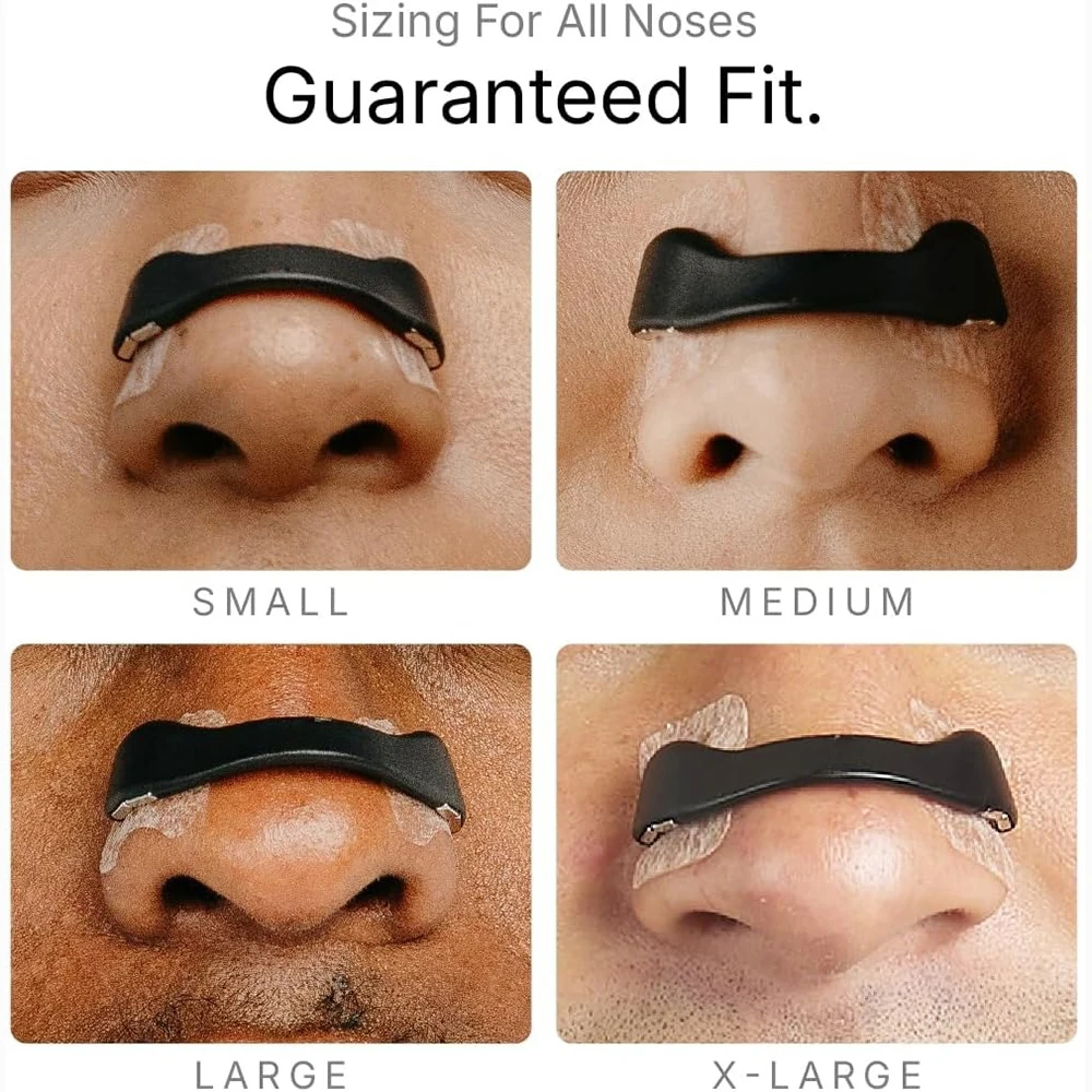 피부 안전 비강 스트립, 비강 확장기 흡입 호흡 비강 스트립 스타터 키트 부스트 산소 코골이 감소, 자기 코 스트립