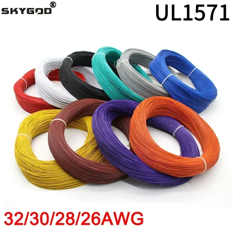 UL1571 전자 와이어 32 30 28 26 AWG 유연한 케이블 PVC 절연 주석 도금 구리 환경 LED 라인 DIY 코드 title=UL1571 전자 와이어 32 30 28 26 AWG 유연한 케이블 PVC 절연 주석 도금 구리 환경 LED 라인 DIY 코드 