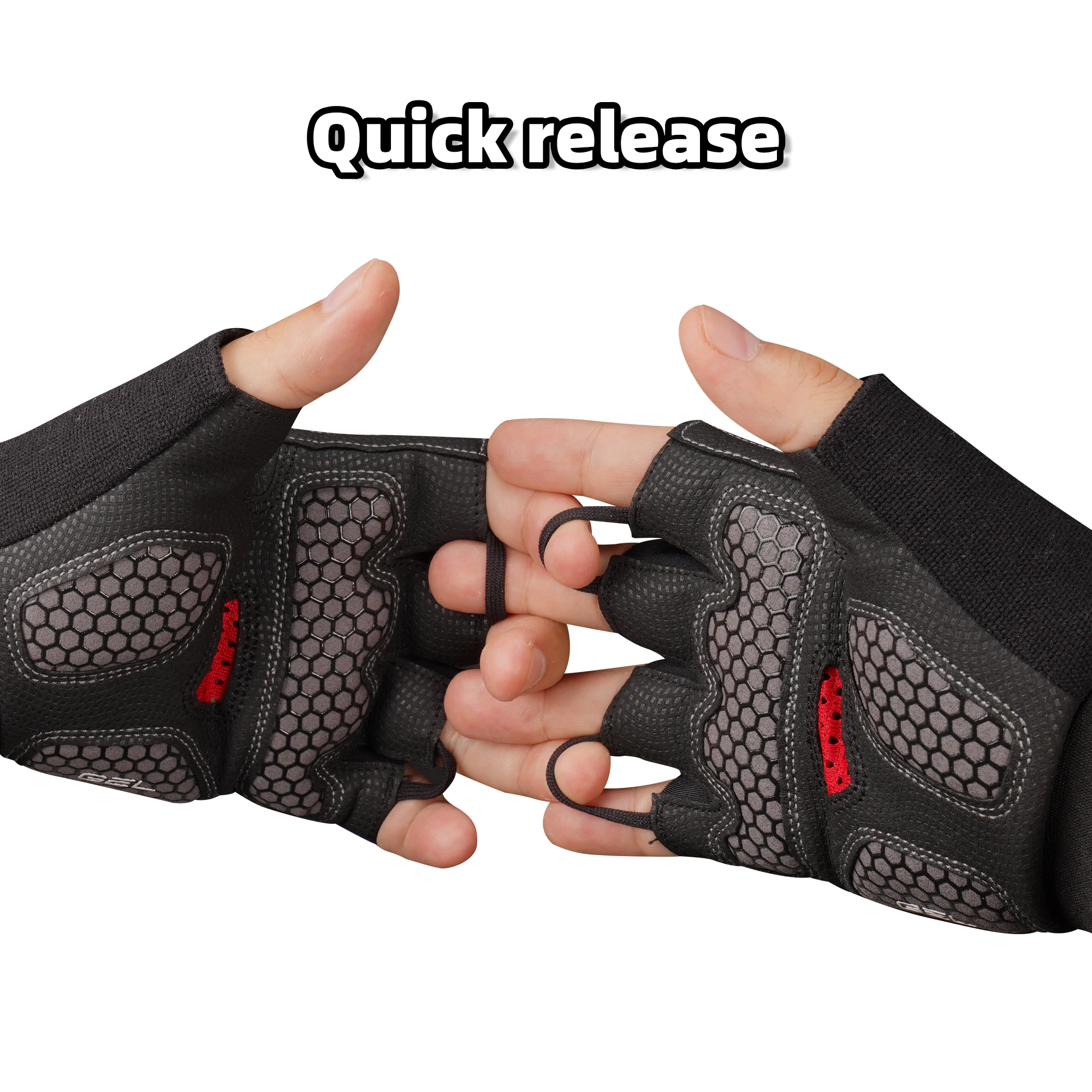 DAREVIE 사이클링 장갑 젤 패드, 폼 충격 방지 사이클링 장갑, 하프 핑거, 생체 공학적 MTB 장갑, 프로 팀, 60kg/m³, 남녀공용