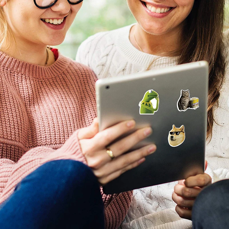 10/30/50PCS Kawaii 재미 있은 스티커 미적 어린이 PVC 스케치북 장식 Scrapbooking 학교 문구 용품 어린이를위한