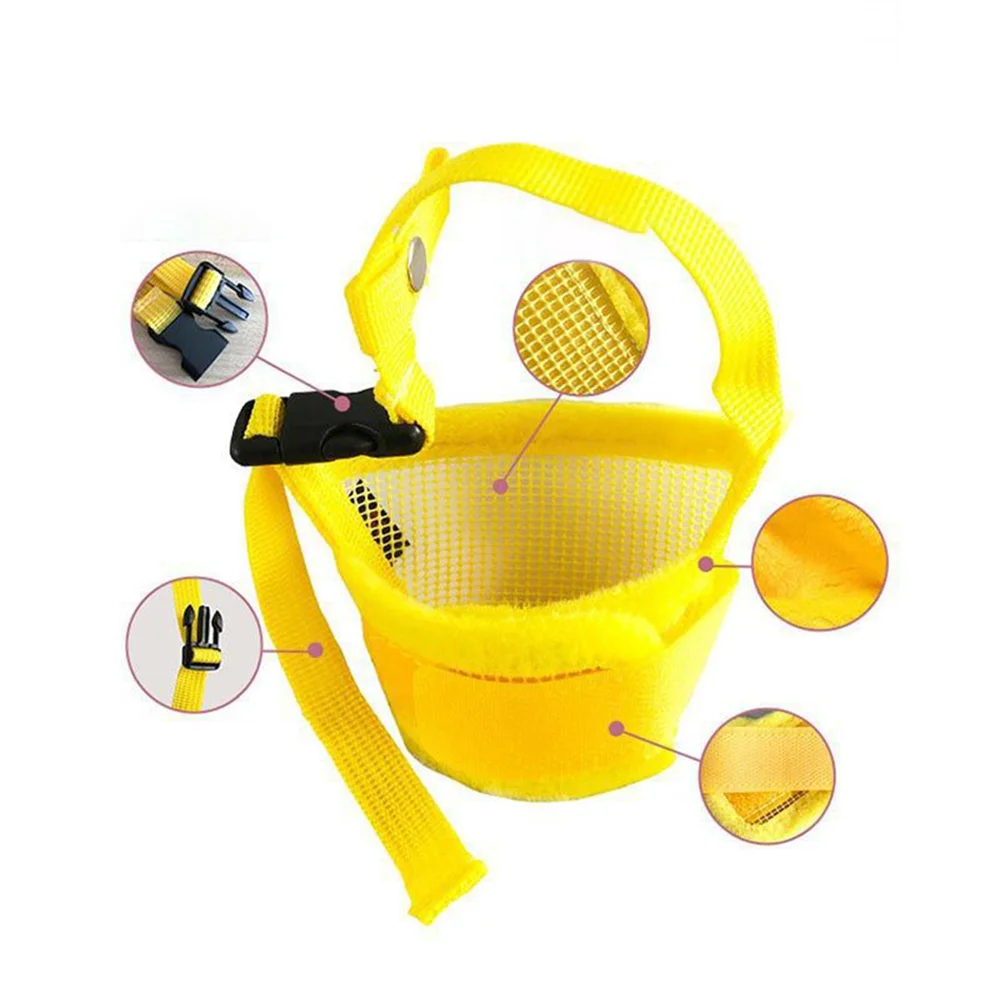 개를위한 안티 짖는 개 총구 조정 가능한 메쉬 통기성 애완 동물 입 커버 총구 작은 중형 개를위한 Anti-biting 애완 동물 용품