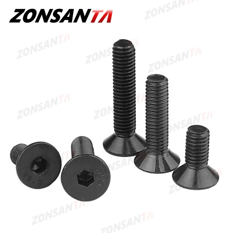 ZONSANTA M2 M2.5 M3 M4 M5 M6 Din7991 탄소강 볼트 DIY 육각형 육각 소켓 플랫 헤드 카운터 싱크 나사 검정색 가구 나사 title=ZONSANTA M2 M2.5 M3 M4 M5 M6 Din7991 탄소강 볼트 DIY 육각형 육각 소켓 플랫 헤드 카운터 싱크 나사 검정색 가구 나사 