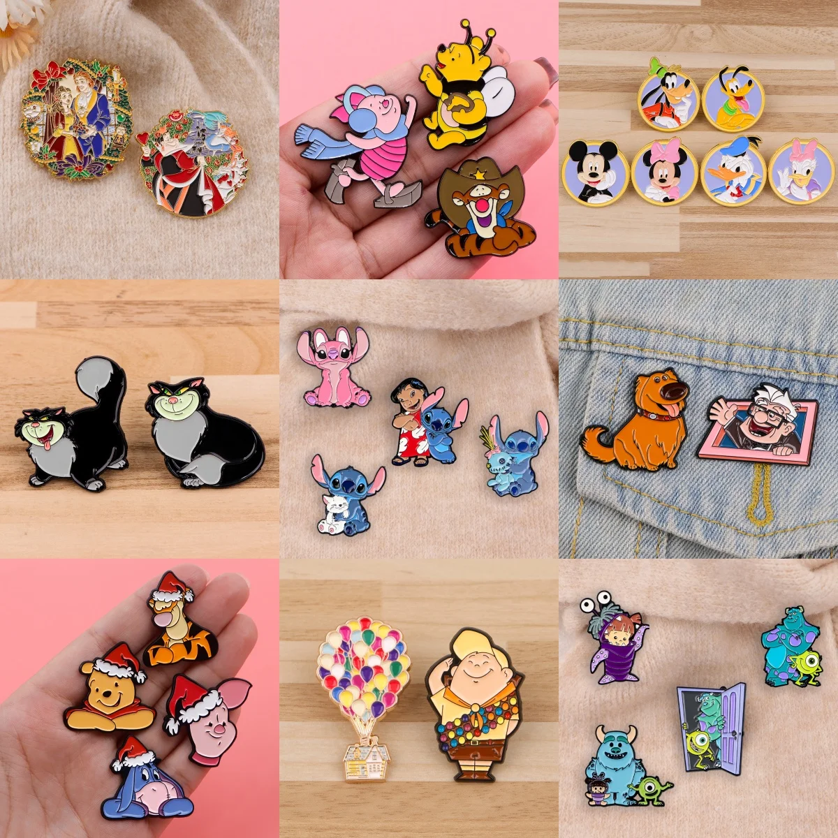 2-7 개/대 애니메이션 피규어 시리즈 에나멜 핀 클래식 만화 브로치 세트 배낭 의류 액세서리 선물에 옷깃 핀 배지 title=2-7 개/대 애니메이션 피규어 시리즈 에나멜 핀 클래식 만화 브로치 세트 배낭 의류 액세서리 선물에 옷깃 핀 배지 