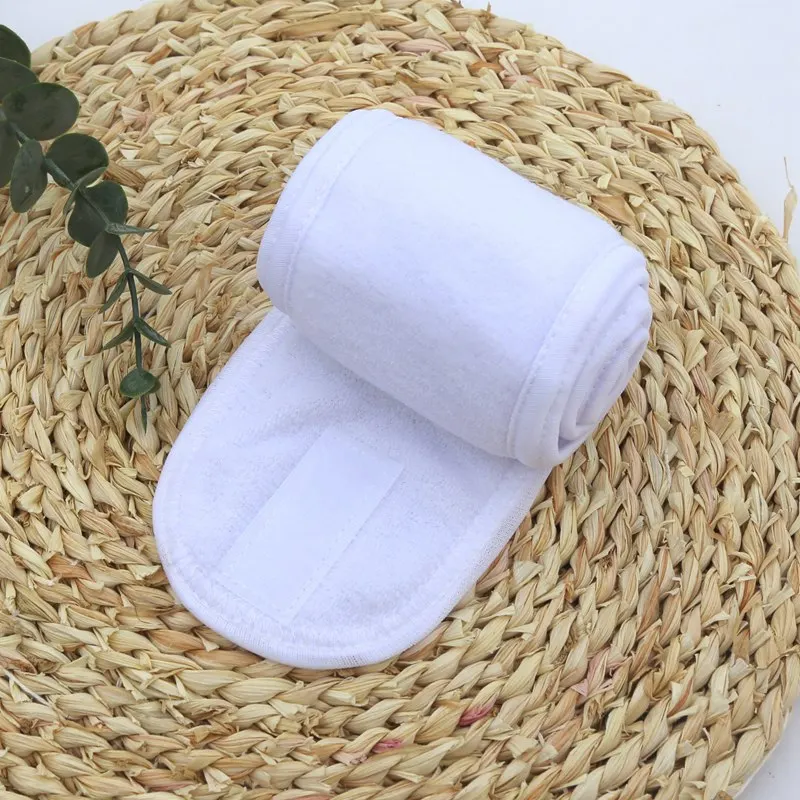 여성 헤드 밴드 조정 가능한 스파 페이셜 요가 머리띠 목욕 메이크업 헤어 밴드 세안 소프트 타올 헤어 메이크업 Accessorie