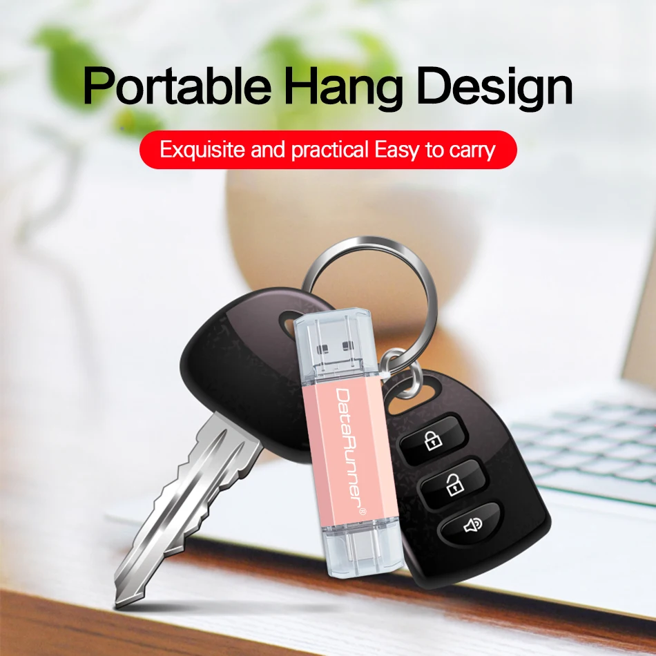 DataRunner 3 IN 1 고속 OTG USB 플래시 드라이브 유형 C 펜 드라이브, 512GB 256GB 128GB 64GB 32GB Pendrive USB 3.0 메모리 스틱