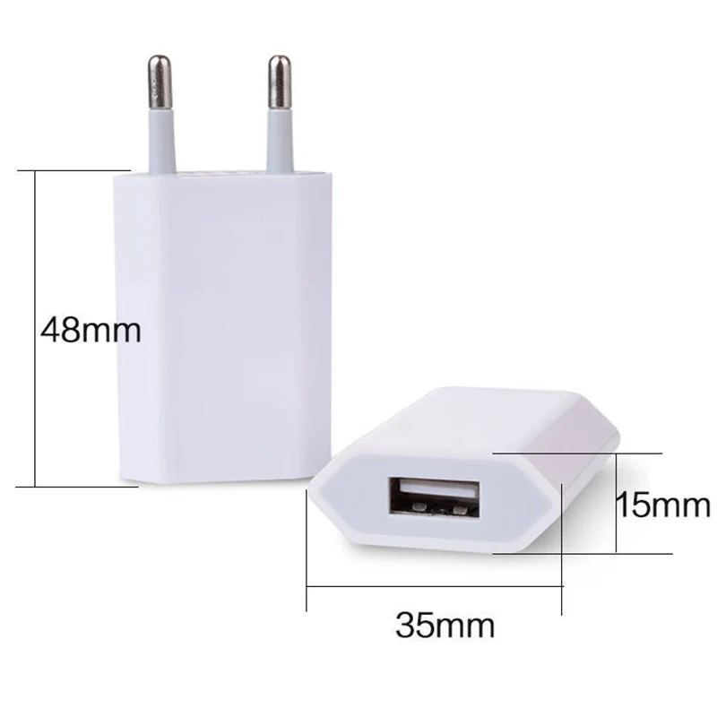 iPhone 13 12 11 Pro 용 USB 충전기 어댑터 Xiaomi AC EU 플러그 벽 전원 어댑터 (화웨이 용) 충전 삼성 휴대 전화