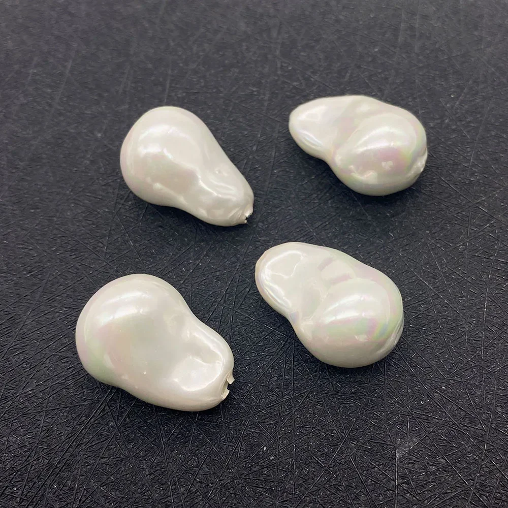 절묘한 불규칙한 직선 구멍 쉘 비즈 8-25mm 매력 패션 만들기 DIY 목걸이 귀걸이 팔찌 쥬얼리 액세서리