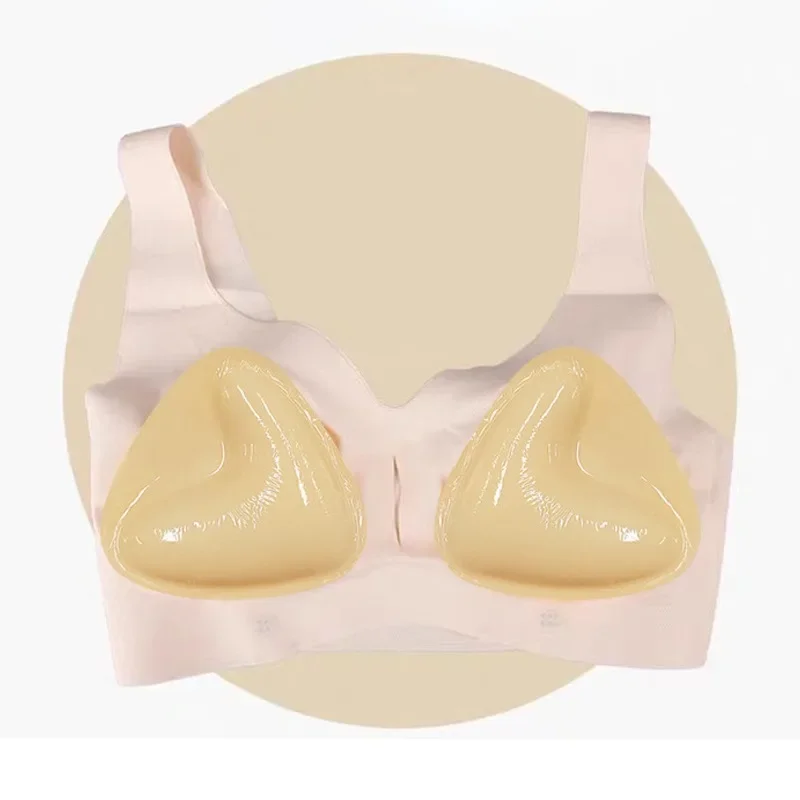 1 쌍 솔리드 셀프 접착 브래지어 더블 양면 끈적 푸시 업 브래지어 삽입 재사용 가능한 접착 울트라 유방 리프트 패딩 삽입