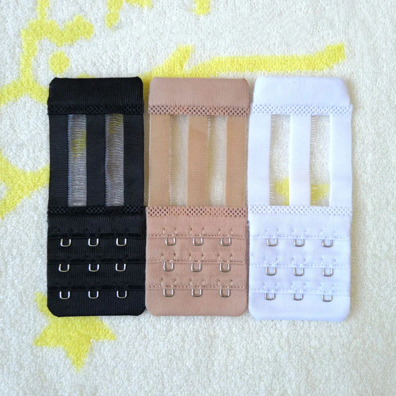 새로운 3 개/대 3 후크 브래지어 익스텐더 여성용 탄성 브래지어 확장 스트랩 후크 클립 확장기 조절 가능한 버클 친밀한 액세서리 title=새로운 3 개/대 3 후크 브래지어 익스텐더 여성용 탄성 브래지어 확장 스트랩 후크 클립 확장기 조절 가능한 버클 친밀한 액세서리 