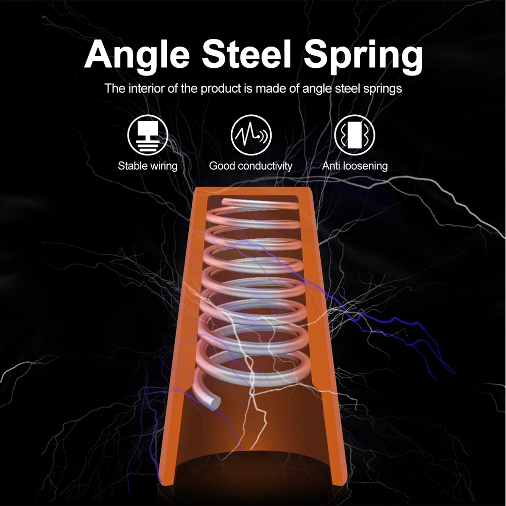 50PCS 다채로운 전기 절연 압착 트위스트 터미널 빠른 와이어 커넥터 너트 스프링 엔드 캡 연결