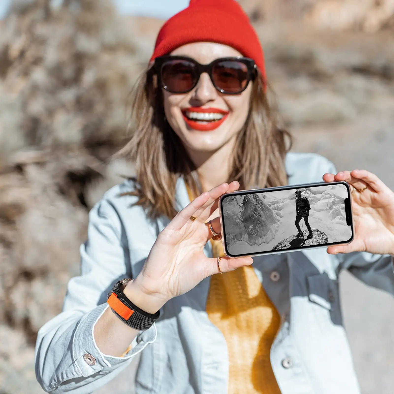 Apple 시계 밴드 용 트레일 루프 44mm 40mm 45mm 41mm 49mm 38mm 42mm correa 팔찌 iWatch 시리즈 7 5 6 ultra 2 3 se 8 9 10 스트랩