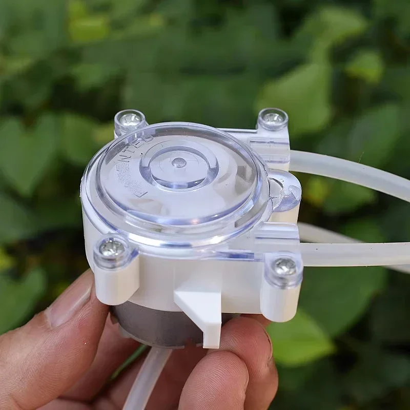 마이크로 연동 펌프 DC 6V-12V 소형 미니 500 기어드 모터 도징 실험실 잉크 샘플링 펌프 용 액체 물 짜기